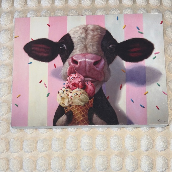 2 Piece Cute Animal Wood Art Set - Picture 5 of 8